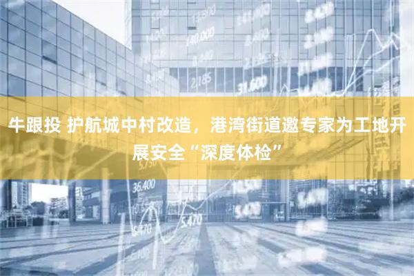 牛跟投 护航城中村改造，港湾街道邀专家为工地开展安全“深度体检”